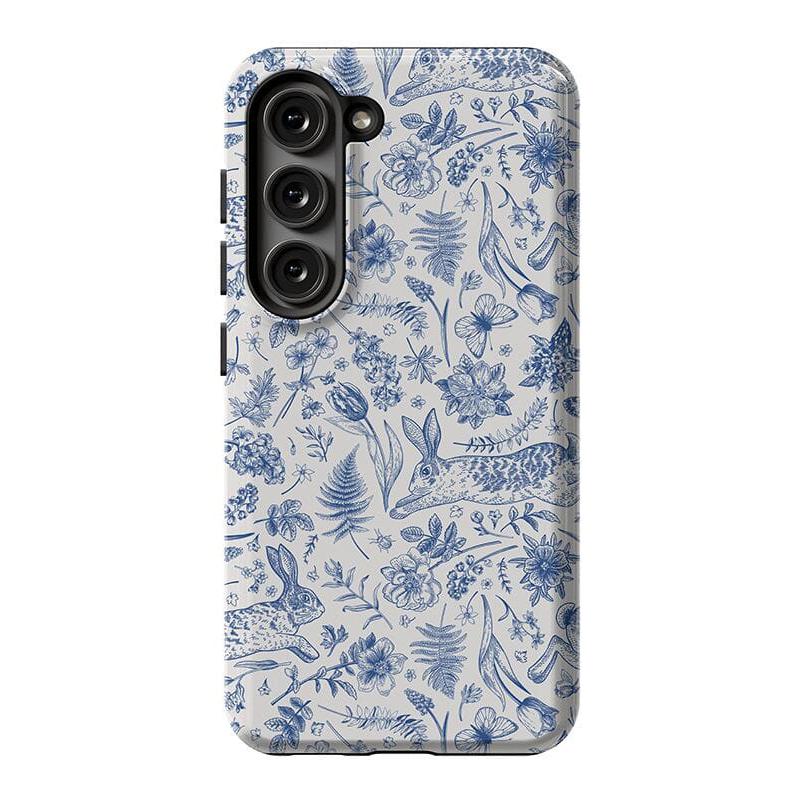 Hop & Bloom | Bunny Toile Case Phone Case Casetry Essential Galaxy S23
