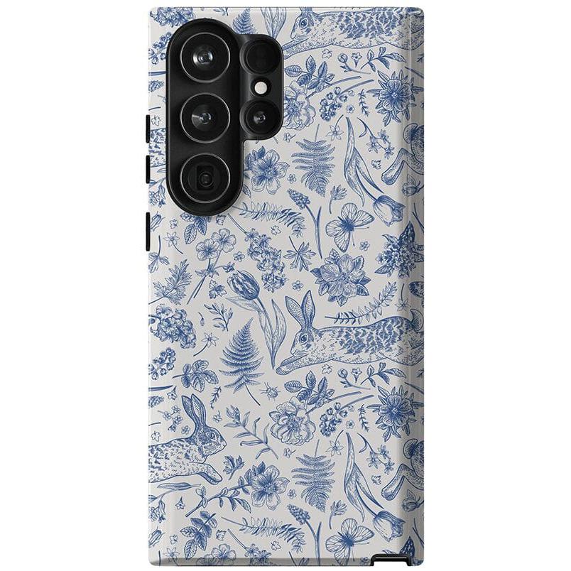 Hop & Bloom | Bunny Toile Case Phone Case Casetry Essential Galaxy S23 Ultra