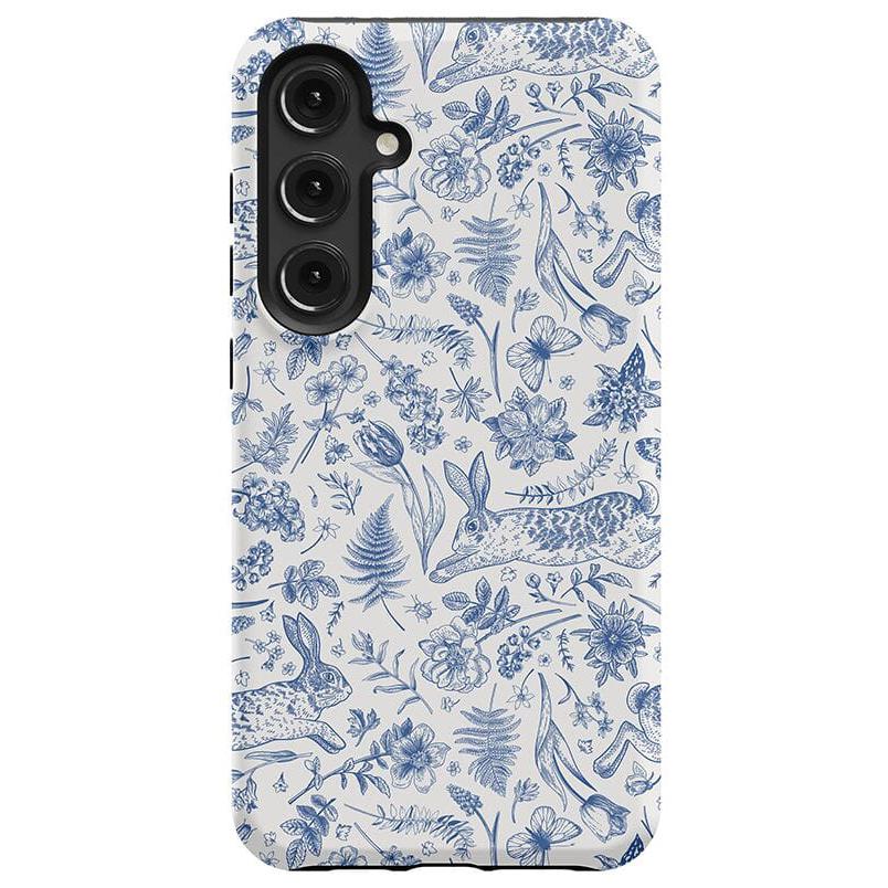 Hop & Bloom | Bunny Toile Case Phone Case Casetry Essential Galaxy S24 Plus