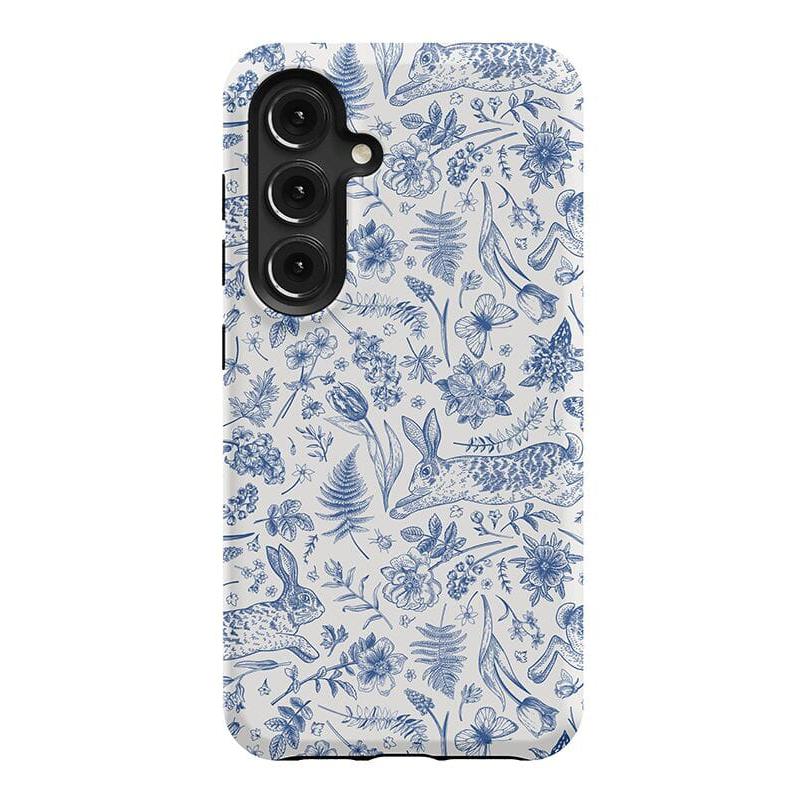 Hop & Bloom | Bunny Toile Case Phone Case Casetry Essential Galaxy S24
