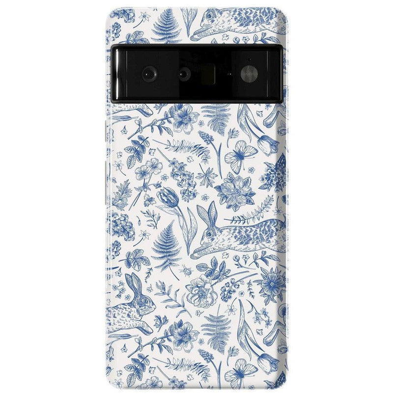 Hop & Bloom | Bunny Toile Case Phone Case Casetry Essential Google Pixel 6 Pro