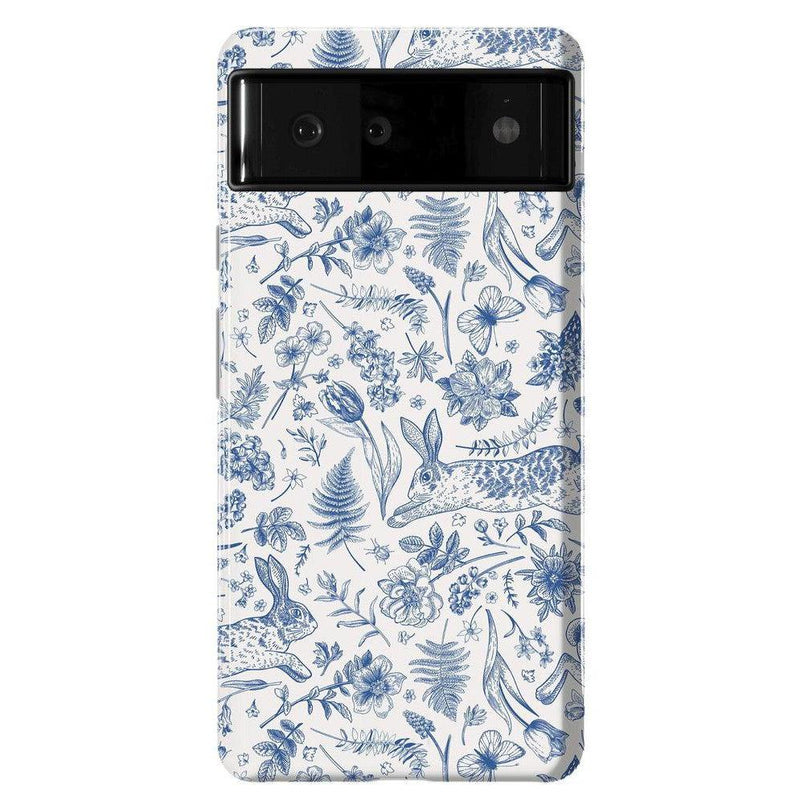 Hop & Bloom | Bunny Toile Case Phone Case Casetry Essential Google Pixel 6