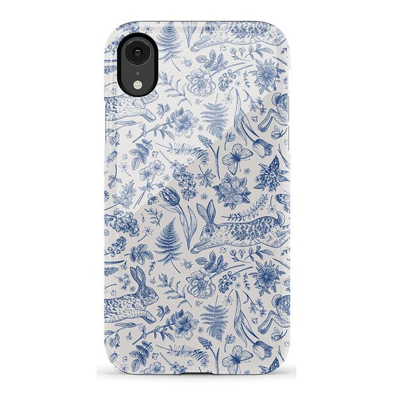 Hop & Bloom | Bunny Toile Case Phone Case Casetry Essential iPhone XR 