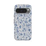 Hop & Bloom | Bunny Toile Case Phone Case Casetry Essential + MagSafe® Google Pixel 10 Pro 