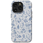 Hop & Bloom | Bunny Toile Case Phone Case Casetry Essential + MagSafe® iPhone 15 Pro Max