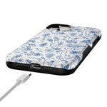 Hop & Bloom | Bunny Toile Case Phone Case Casetry 