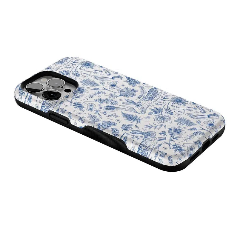 Hop & Bloom | Bunny Toile Case Phone Case Casetry 