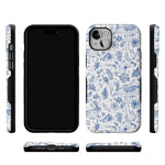 Hop & Bloom | Bunny Toile Case Phone Case Casetry 