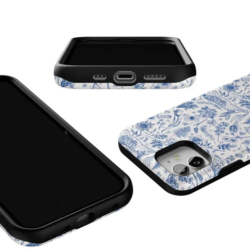 Hop & Bloom | Bunny Toile Case Phone Case Casetry 