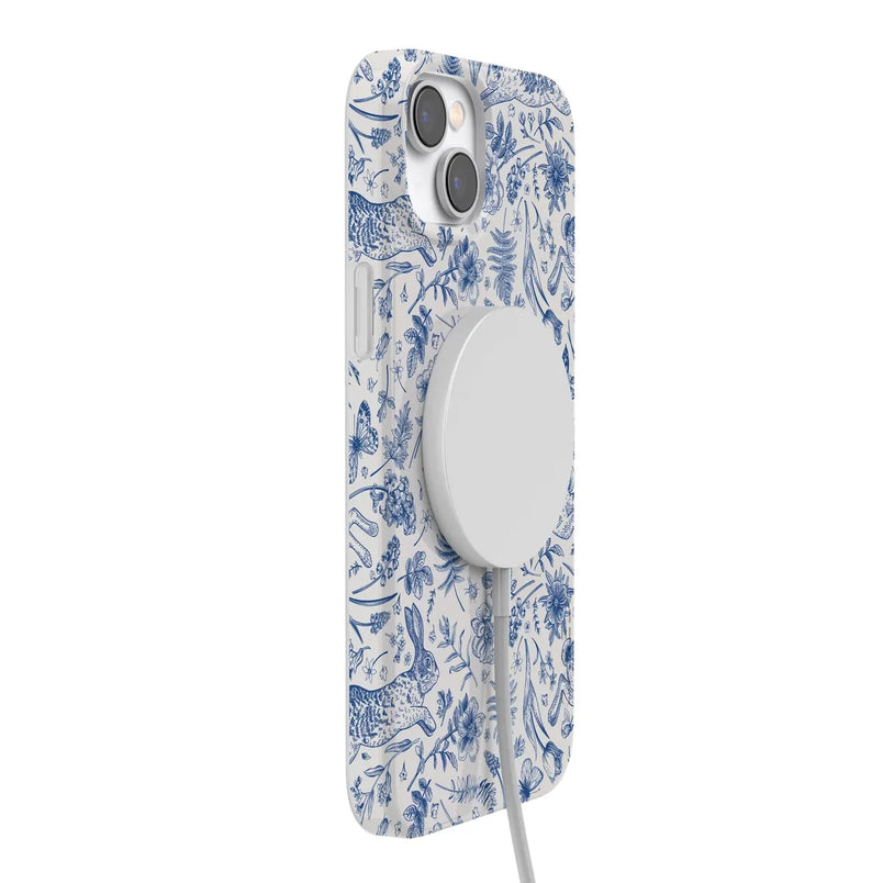 Hop & Bloom | Bunny Toile Case Phone Case Casetry 