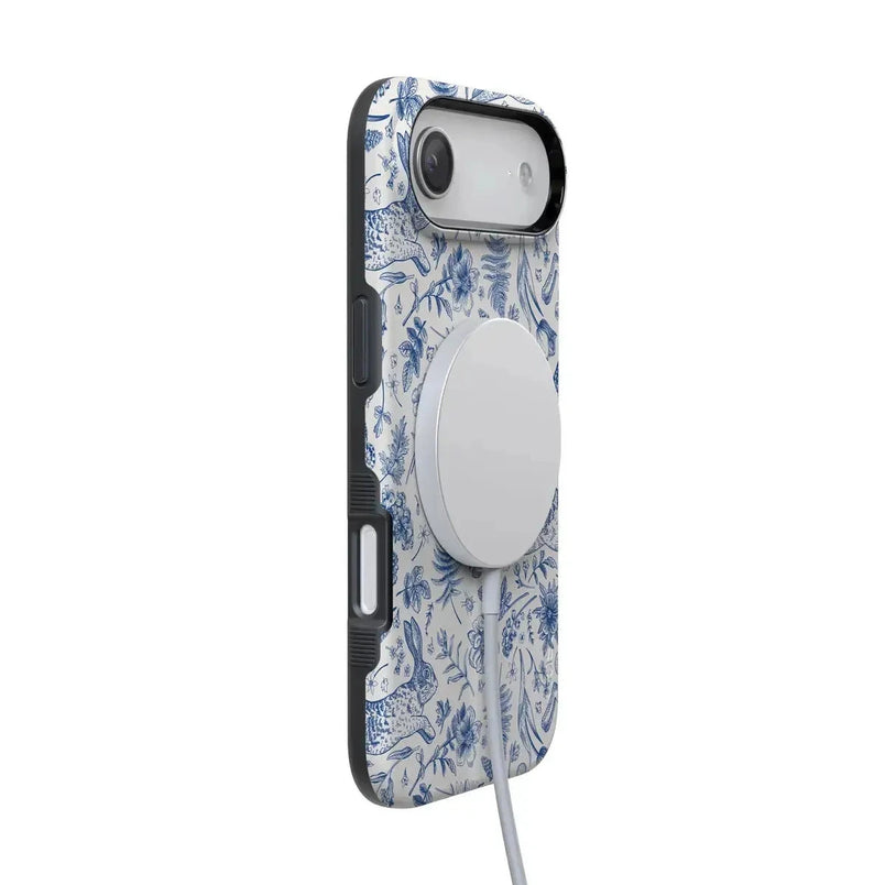 Hop & Bloom | Bunny Toile Case Phone Case Casetry 