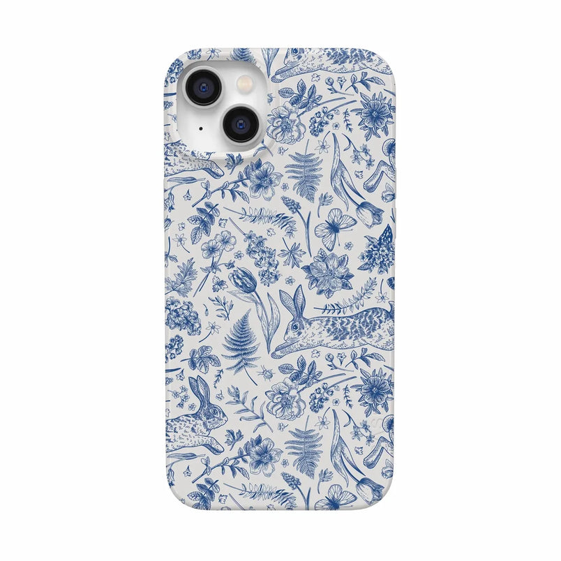 Hop & Bloom | Bunny Toile Case Phone Case Casetry 