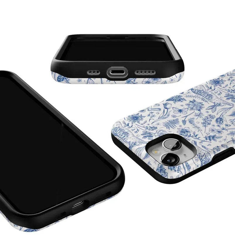 Hop & Bloom | Bunny Toile Case Phone Case Casetry 