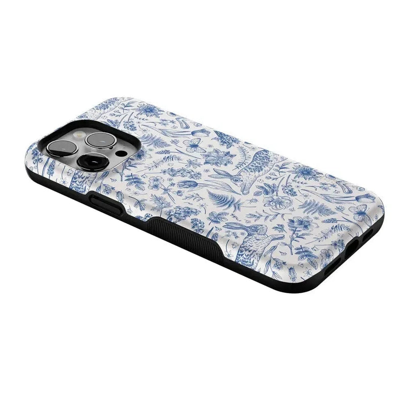 Hop & Bloom | Bunny Toile Case Phone Case Casetry 