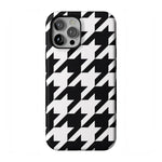 Houndstooth | High Contrast Design Case Phone Case Casetry Bold Flex + MagSafe® iPhone 12 Pro Max