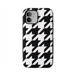 Houndstooth | High Contrast Design Case Phone Case Casetry Bold Flex + MagSafe® iPhone 12