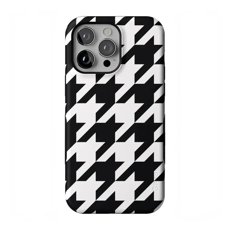 Houndstooth | High Contrast Design Case Phone Case Casetry Bold Flex + MagSafe® iPhone 14 Pro Max