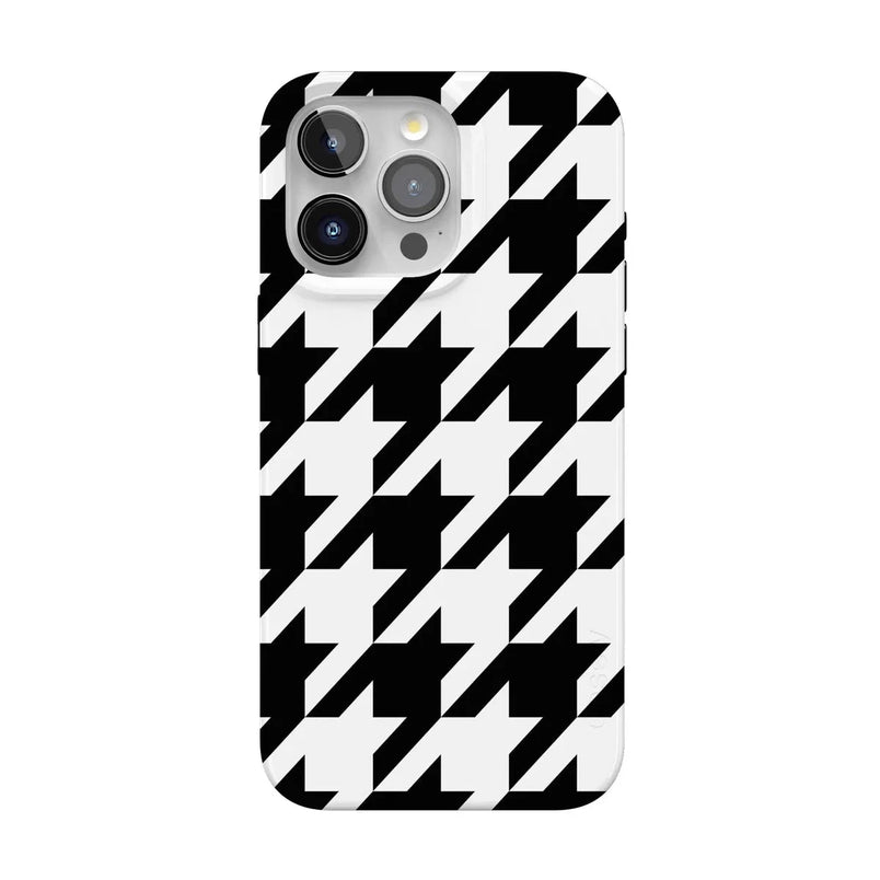 Houndstooth | High Contrast Design Case Phone Case Casetry Classic + MagSafe® iPhone 15 Pro Max 
