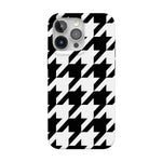 Houndstooth | High Contrast Design Case Phone Case Casetry Classic + MagSafe® iPhone 15 Pro Max 