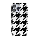 Houndstooth | High Contrast Design Case Phone Case Casetry Classic + MagSafe® iPhone 16 Pro Max 