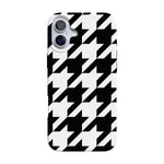 Houndstooth | High Contrast Design Case Phone Case Casetry Classic + MagSafe® iPhone 16 