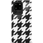 Houndstooth | High Contrast Design Case Phone Case Casetry Essential Galaxy S21 Plus