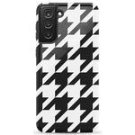 Houndstooth | High Contrast Design Case Phone Case Casetry Essential Galaxy S20 Plus