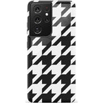 Houndstooth | High Contrast Design Case Phone Case Casetry Essential Galaxy S21