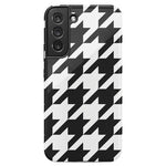 Houndstooth | High Contrast Design Case Phone Case Casetry Essential Galaxy S22 Plus