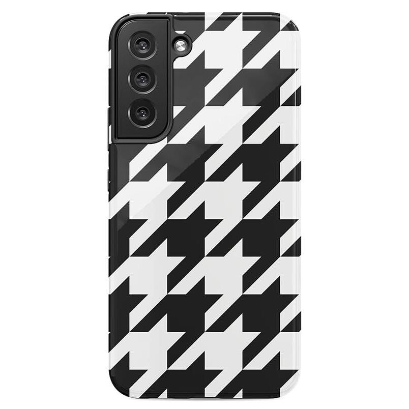 Houndstooth | High Contrast Design Case Phone Case Casetry Essential Galaxy S22 Plus