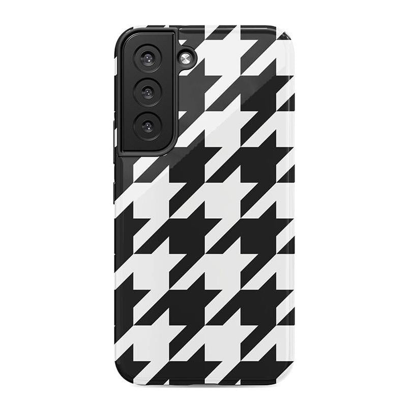 Houndstooth | High Contrast Design Case Phone Case Casetry Essential Galaxy S21 Ultra