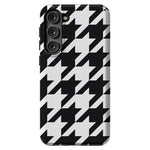 Houndstooth | High Contrast Design Case Phone Case Casetry Essential Galaxy S23 Plus