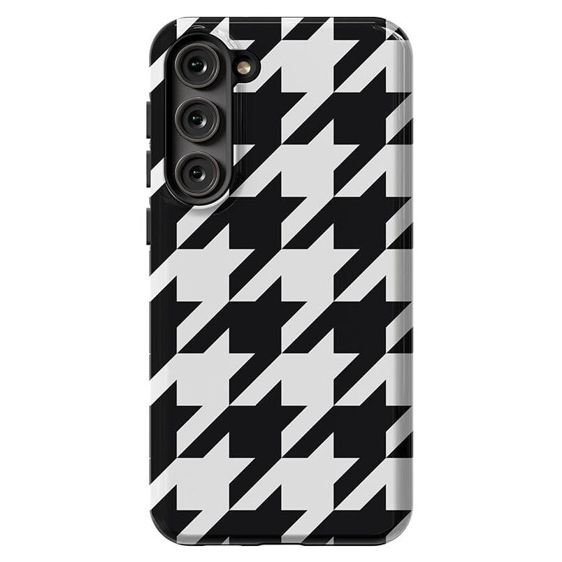 Houndstooth | High Contrast Design Case Phone Case Casetry Essential Galaxy S23 Plus