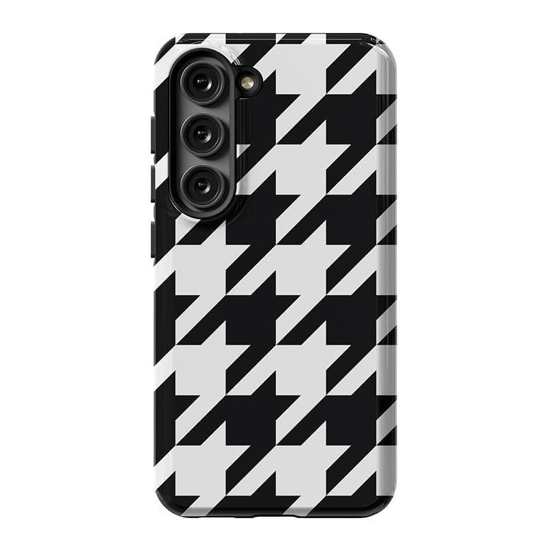 Houndstooth | High Contrast Design Case Phone Case Casetry Essential Galaxy S23