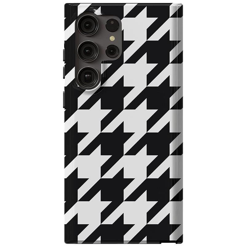 Houndstooth | High Contrast Design Case Phone Case Casetry Essential Galaxy S23 Ultra