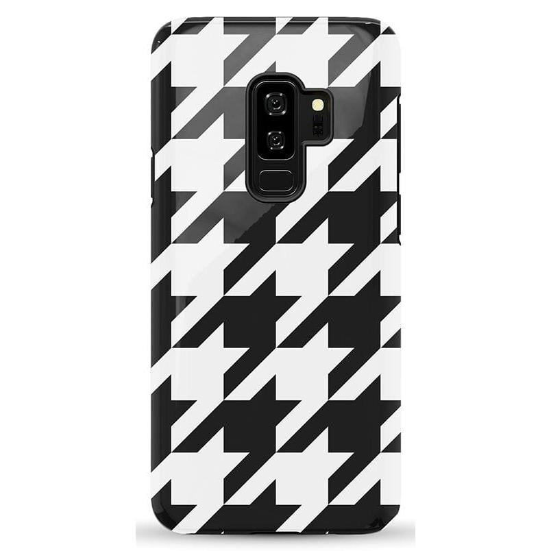 Houndstooth | High Contrast Design Case Phone Case Casetry Essential Galaxy S9 Plus