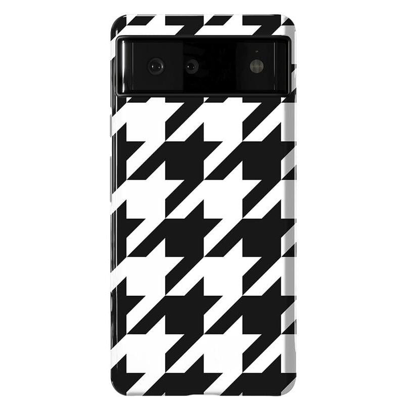 Houndstooth | High Contrast Design Case Phone Case Casetry Essential Google Pixel 6