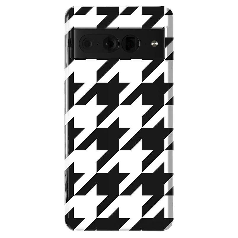 Houndstooth | High Contrast Design Case Phone Case Casetry Essential Google Pixel 7 Pro