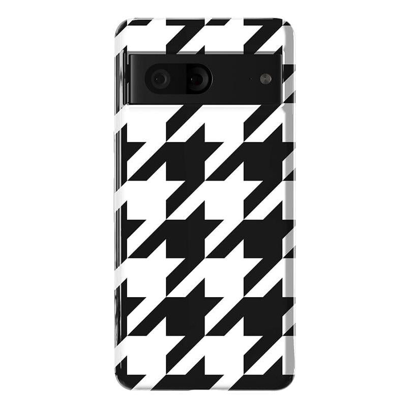 Houndstooth | High Contrast Design Case Phone Case Casetry Essential Google Pixel 7