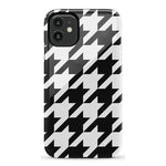 Houndstooth | High Contrast Design Case Phone Case Casetry Essential iPhone 11