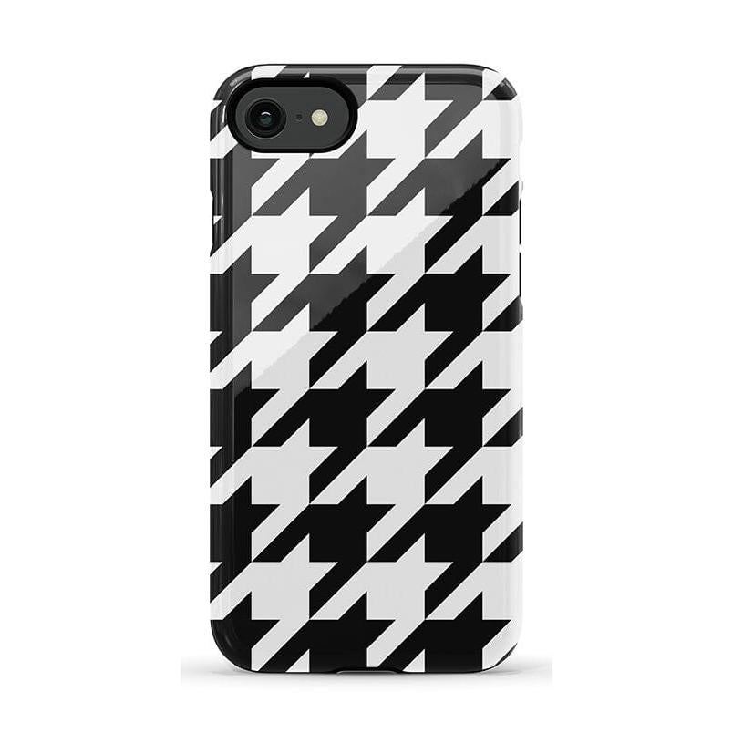 Houndstooth | High Contrast Design Case Phone Case Casetry Essential iPhone XR 