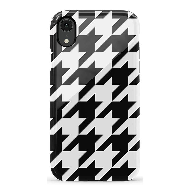 Houndstooth | High Contrast Design Case Phone Case Casetry Essential iPhone X / XS 