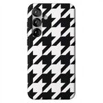Houndstooth | High Contrast Design Case Phone Case Casetry Essential + MagSafe® Galaxy S25 Plus