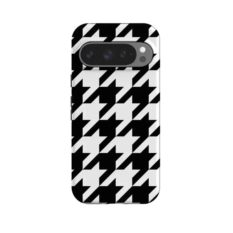 Houndstooth | High Contrast Design Case Phone Case Casetry Essential + MagSafe® Google Pixel 10 Pro 