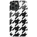 Houndstooth | High Contrast Design Case Phone Case Casetry Essential iPhone 12 Pro Max