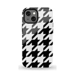 Houndstooth | High Contrast Design Case Phone Case Casetry Essential + MagSafe® iPhone 13 Mini