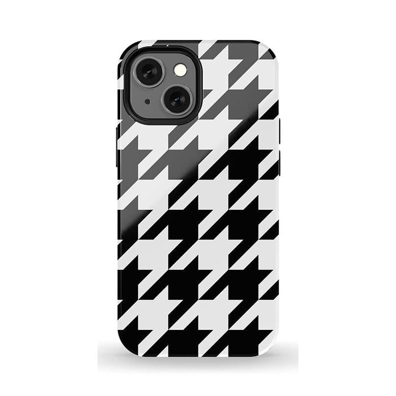 Houndstooth | High Contrast Design Case Phone Case Casetry Essential + MagSafe® iPhone 13 Mini