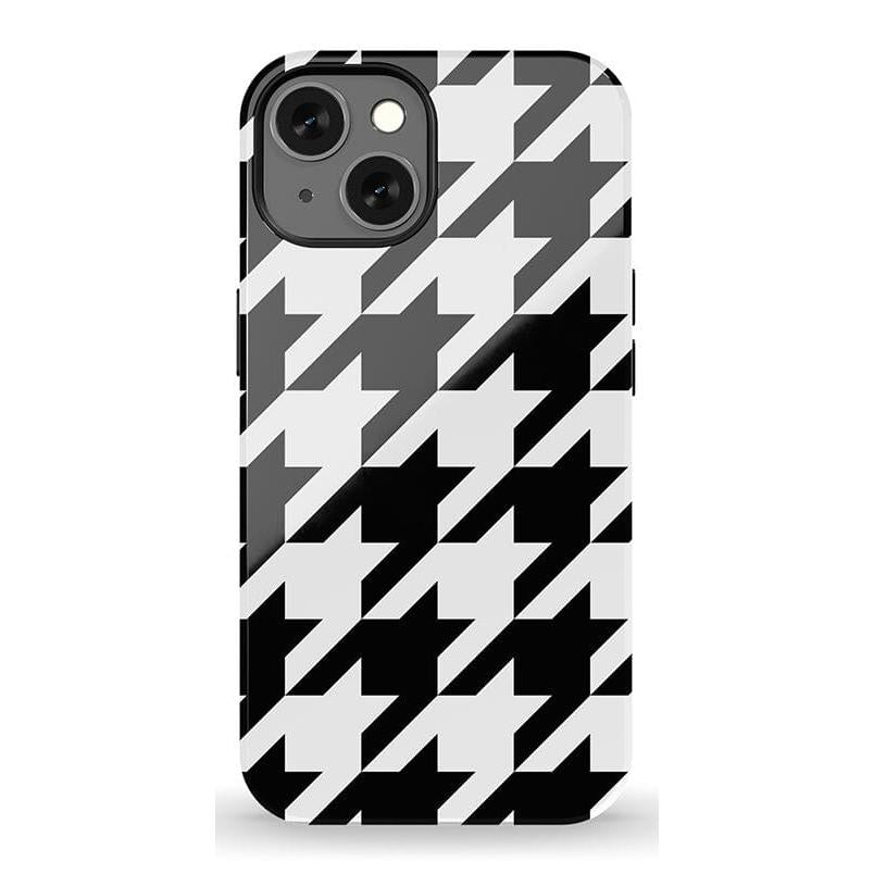 Houndstooth | High Contrast Design Case Phone Case Casetry Essential + MagSafe® iPhone 13