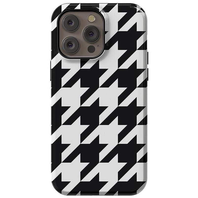 Houndstooth | High Contrast Design Case Phone Case Casetry Essential + MagSafe® iPhone 14 Pro Max