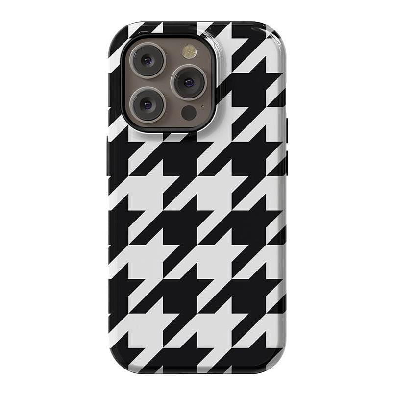 Houndstooth | High Contrast Design Case Phone Case Casetry Essential + MagSafe® iPhone 14 Pro